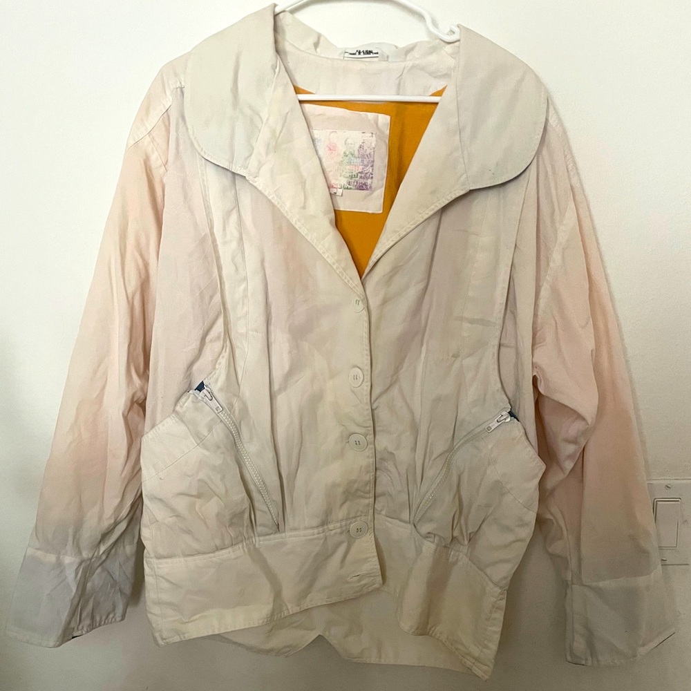 Vintage White Mens Jacket